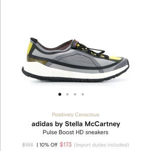 NWT Adidas by Stella McCartney Pulse Boost Shoes